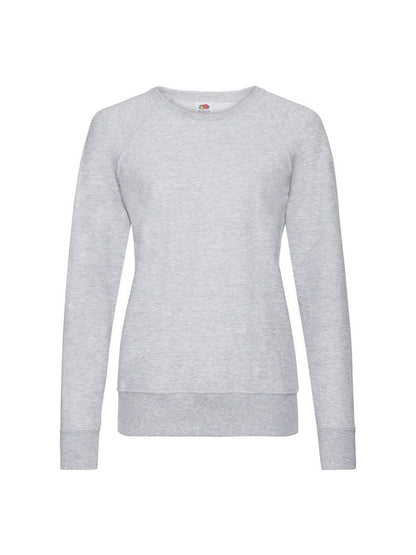 Fruit Of The Loom 62146 Ladies Lightweight Raglan Sweatshirt - COOZO