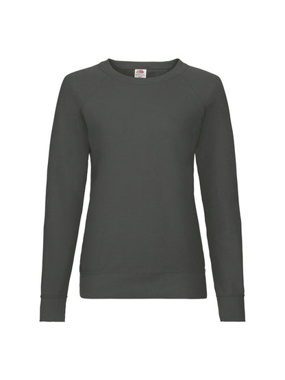 Fruit Of The Loom 62146 Ladies Lightweight Raglan Sweatshirt - COOZO