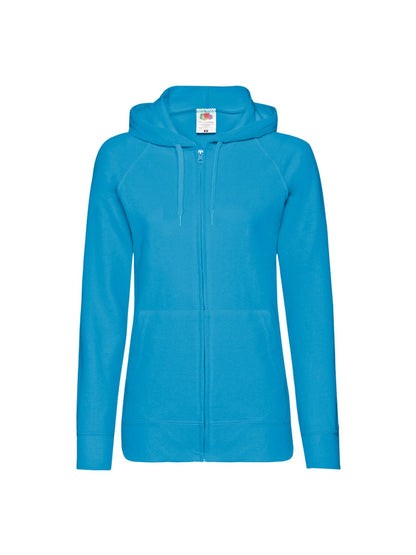 Fruit Of The Loom 62150 Ladies Lightweight Hooded Sweat Jacket - COOZO