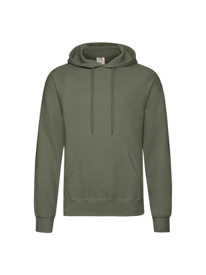 Fruit Of The Loom 62208 Mens Classic Hooded Sweatshirt - COOZO