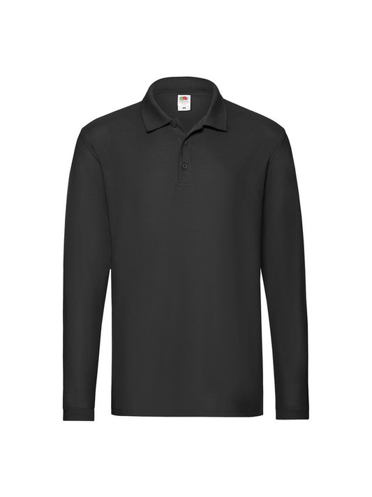 Fruit Of The Loom 63310 Premium Long Sleeve Polo Shirt - COOZO