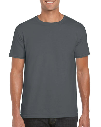 Gildan 64000 Adult Softstyle Ringspun Cotton T-Shirt Core Colours - COOZO
