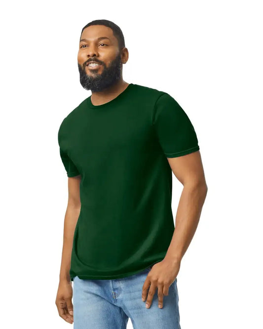 Gildan 64000 Adult Softstyle Ringspun Cotton T-Shirt Core Colours - COOZO