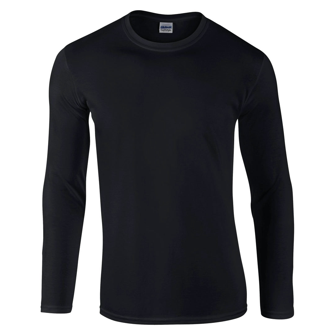 Gildan 64400 Adult Softstyle Ringspun Cotton Long Sleeve T-Shirt - COOZO