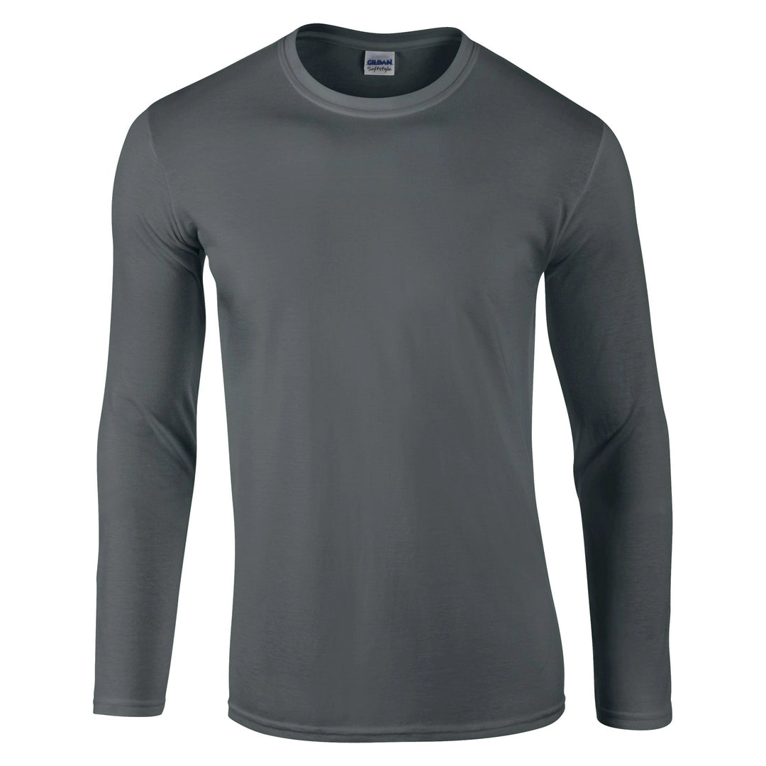Gildan 64400 Adult Softstyle Ringspun Cotton Long Sleeve T-Shirt - COOZO