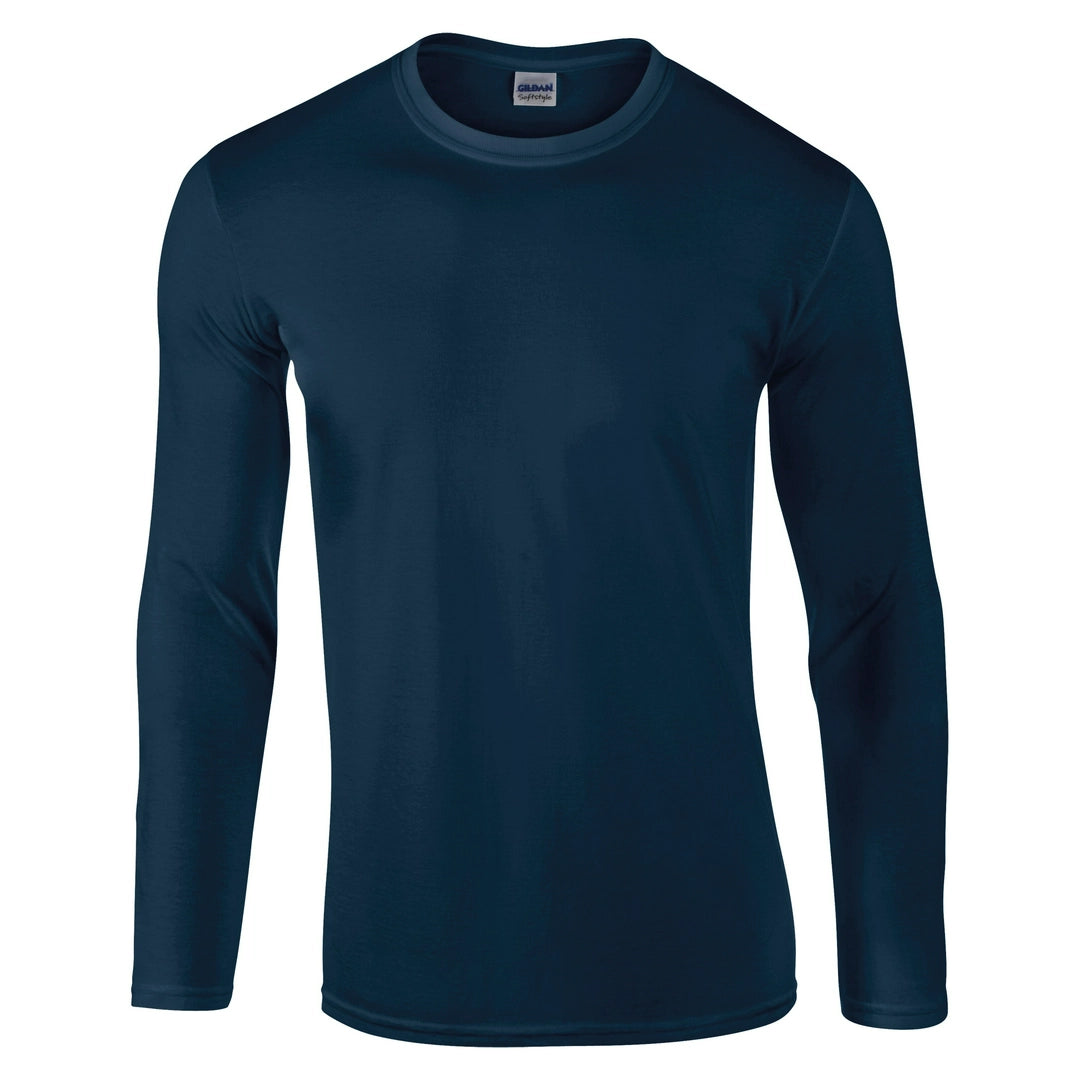 Gildan 64400 Adult Softstyle Ringspun Cotton Long Sleeve T-Shirt - COOZO