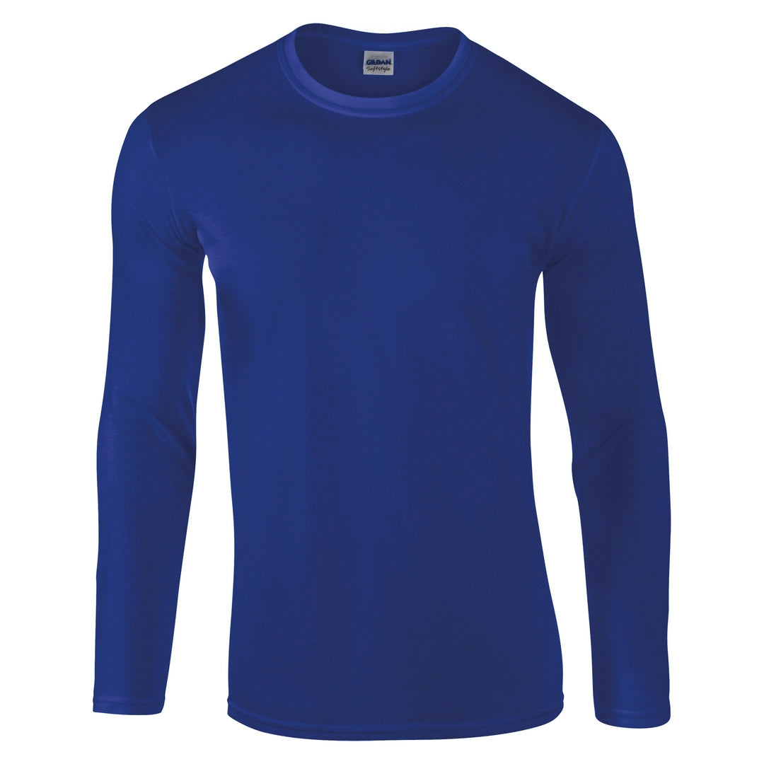 Gildan 64400 Adult Softstyle Ringspun Cotton Long Sleeve T-Shirt - COOZO