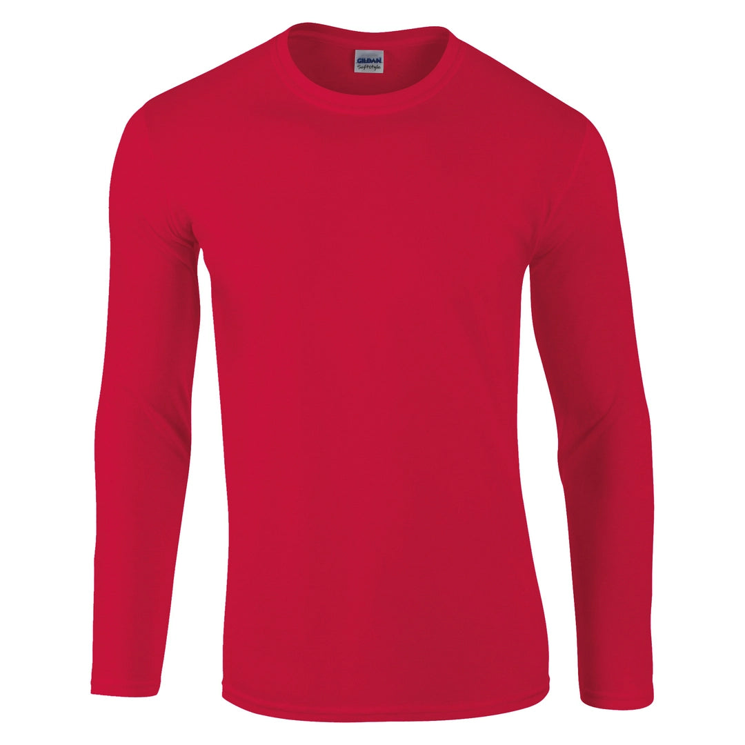 Gildan 64400 Adult Softstyle Ringspun Cotton Long Sleeve T-Shirt - COOZO