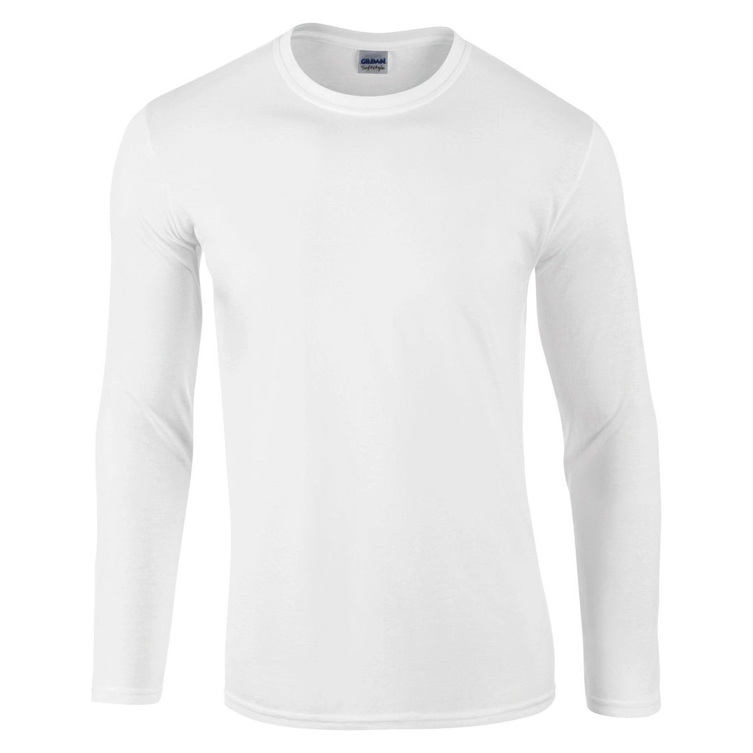 Gildan 64400 Adult Softstyle Ringspun Cotton Long Sleeve T-Shirt - COOZO