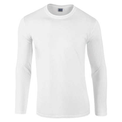Gildan 64400 Adult Softstyle Ringspun Cotton Long Sleeve T-Shirt - COOZO