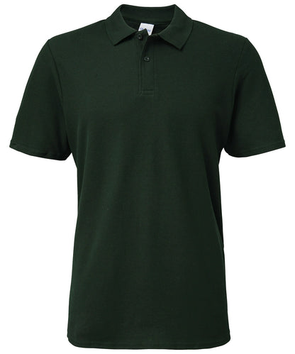 Gildan 64800 Adult Softstyle Ringspun Double Pique Cotton Polo Shirt - COOZO