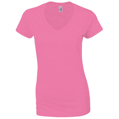Gildan 64V00L Ladies SoftStyle V-Neck T-Shirt - COOZO