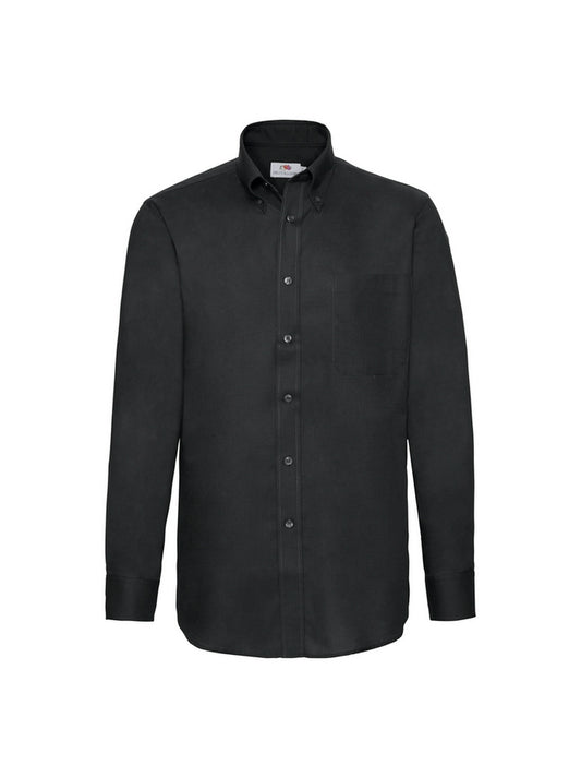 Fruit Of The Loom 65114Mens Oxford Long Sleeve Shirt - COOZO