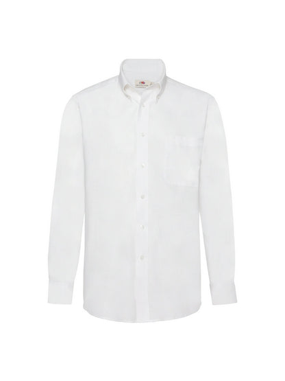 Fruit Of The Loom 65114Mens Oxford Long Sleeve Shirt - COOZO