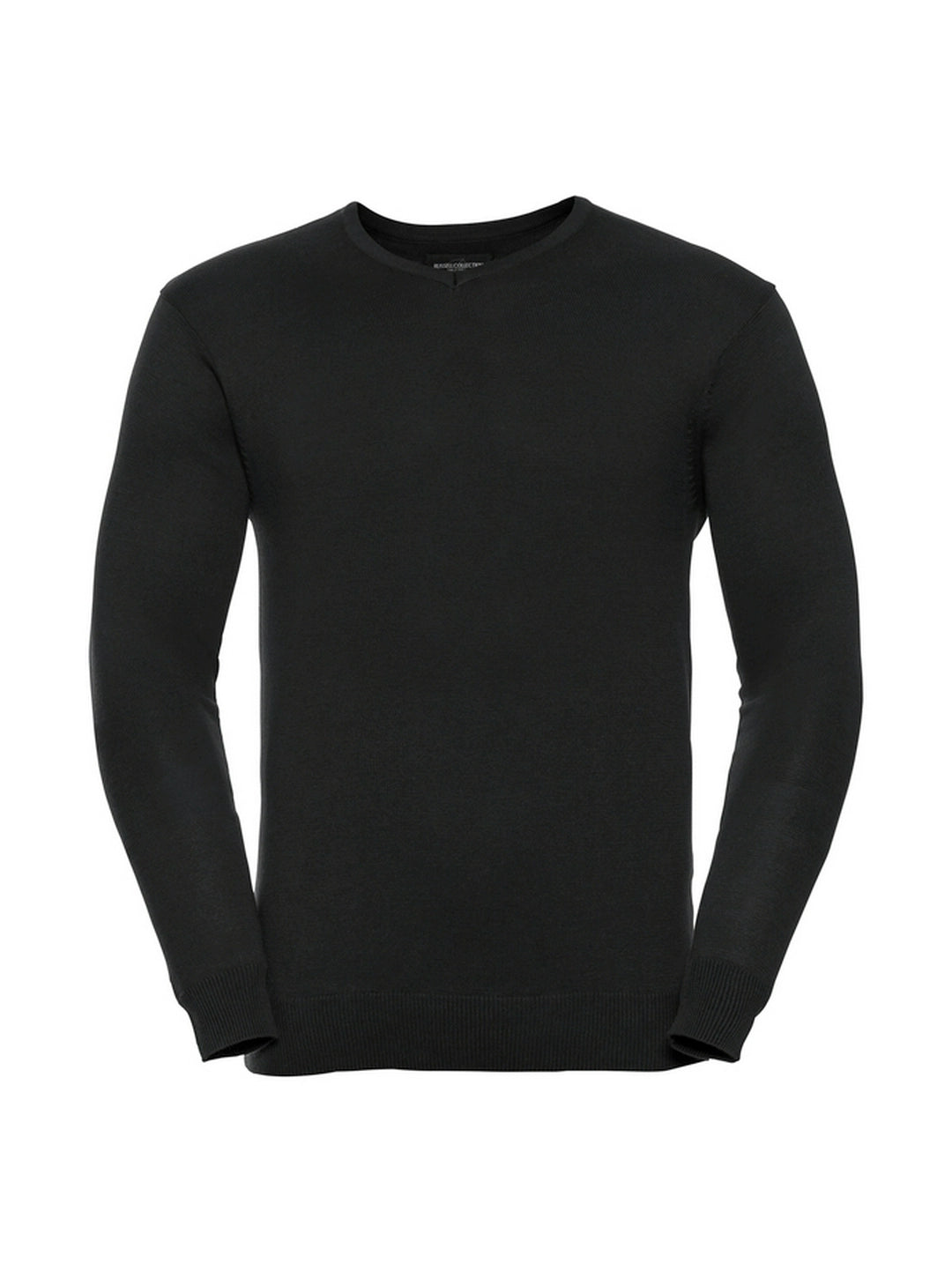Russell Collection 710M Adult Knitted V-Neck Pullover - COOZO