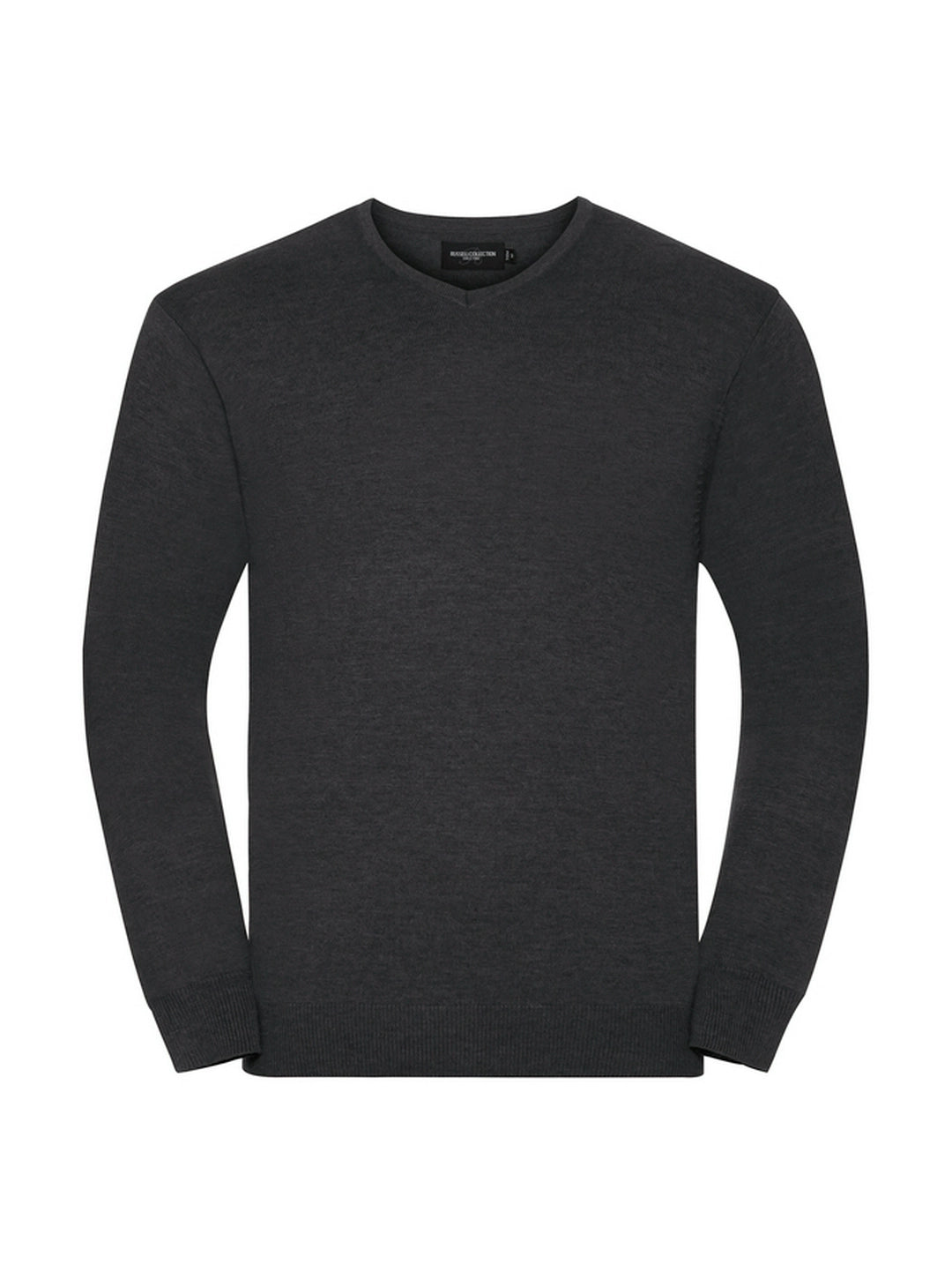 Russell Collection 710M Adult Knitted V-Neck Pullover - COOZO