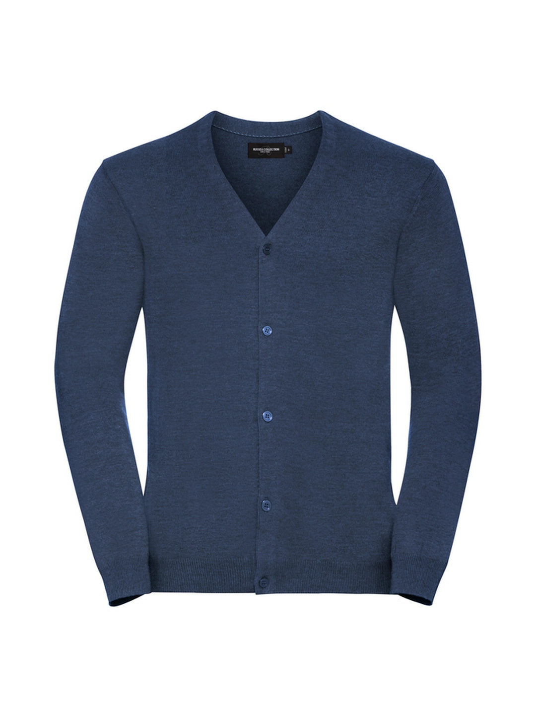 Russell Collection 715M Mens V-Neck Knitted Cardigan - COOZO