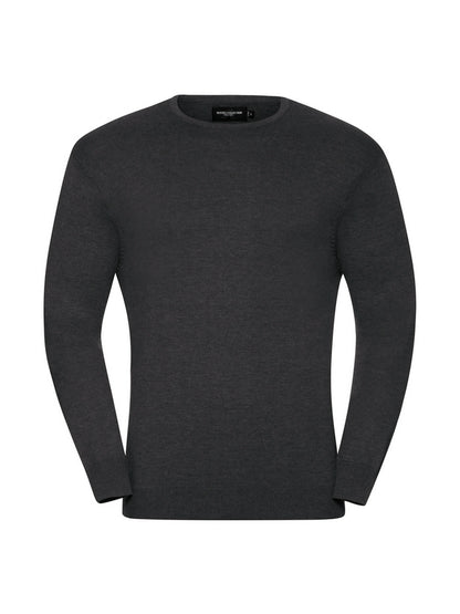 Russell Collection 717M Mens Crew Neck Knitted Pullover - COOZO