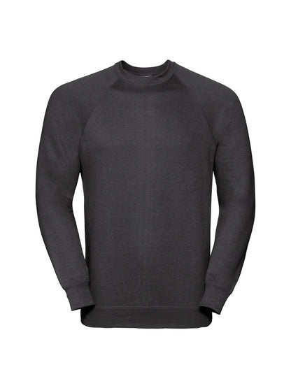 Classic Raglan Sweatshirt Crew Neck 295gsm Adult-BLKXS