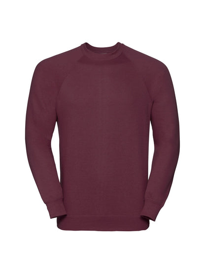 Classic Raglan Sweatshirt Crew Neck 295gsm Adult-BURXS
