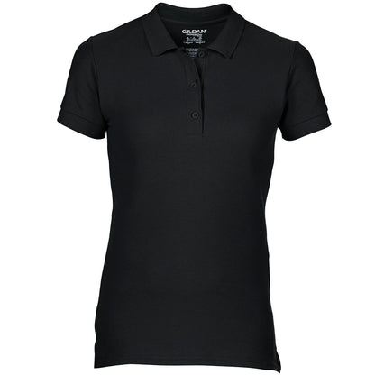 Gildan 85800L Ladies Premium Double Pique Cotton Polo Shirt - COOZO
