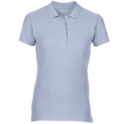 Gildan 85800L Ladies Premium Double Pique Cotton Polo Shirt - COOZO