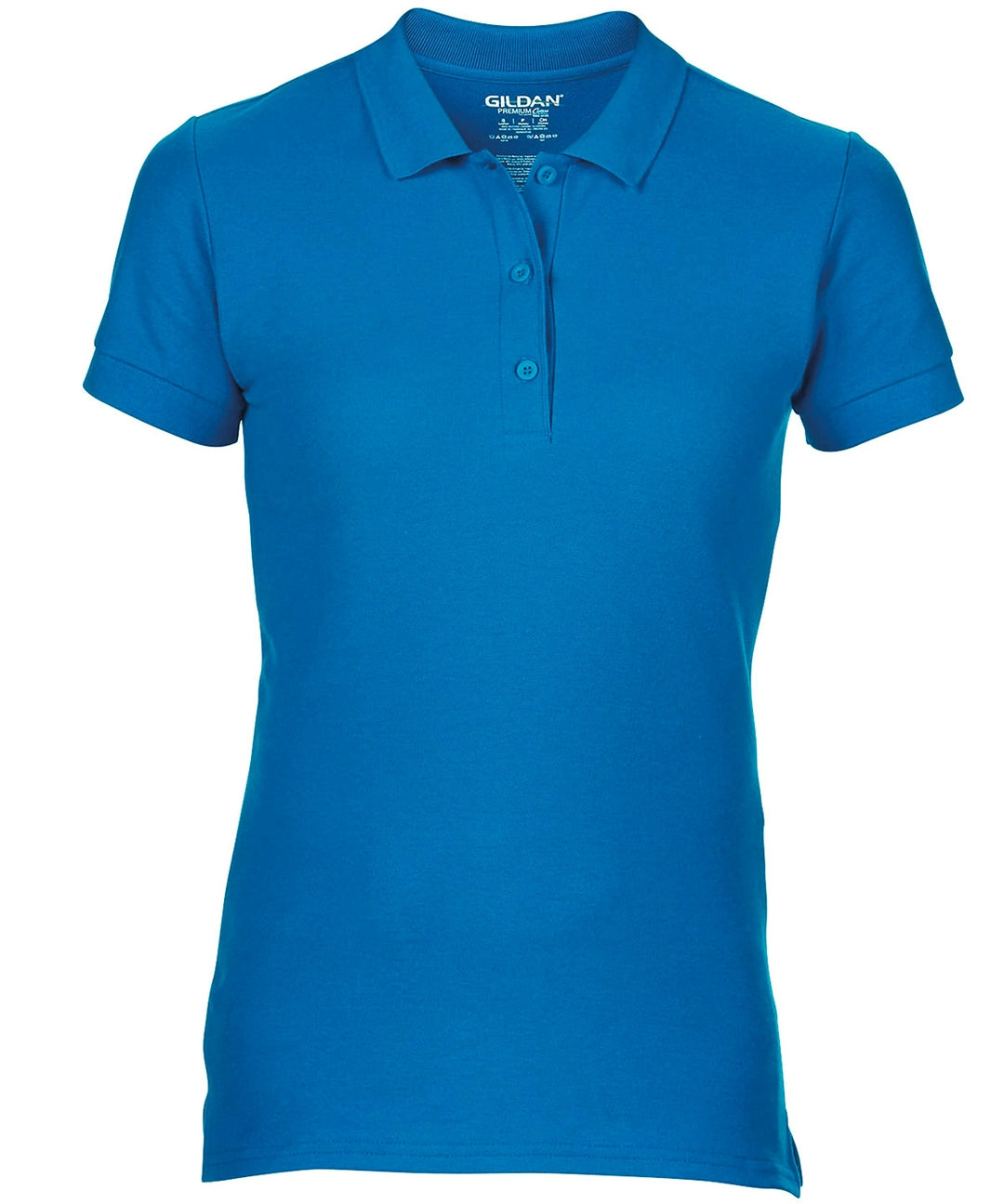 Gildan 85800L Ladies Premium Double Pique Cotton Polo Shirt - COOZO