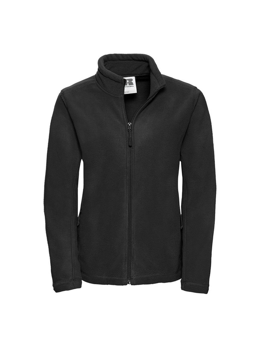 Fleece Full Zip 320gsm Ladies-BLKXS