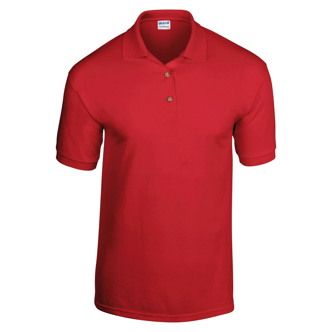 Gildan 8800 Adult DryBlend Jersey Knit Polycotton Polo Shirt - COOZO
