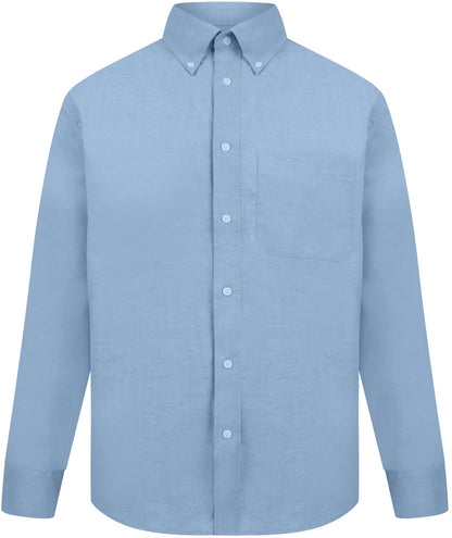 Absolute Apparel AA303 Mens Classic Long Sleeve Oxford Shirt - COOZO