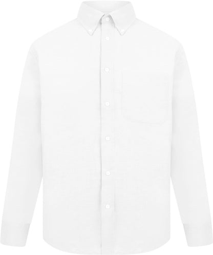 Absolute Apparel AA303 Mens Classic Long Sleeve Oxford Shirt - COOZO