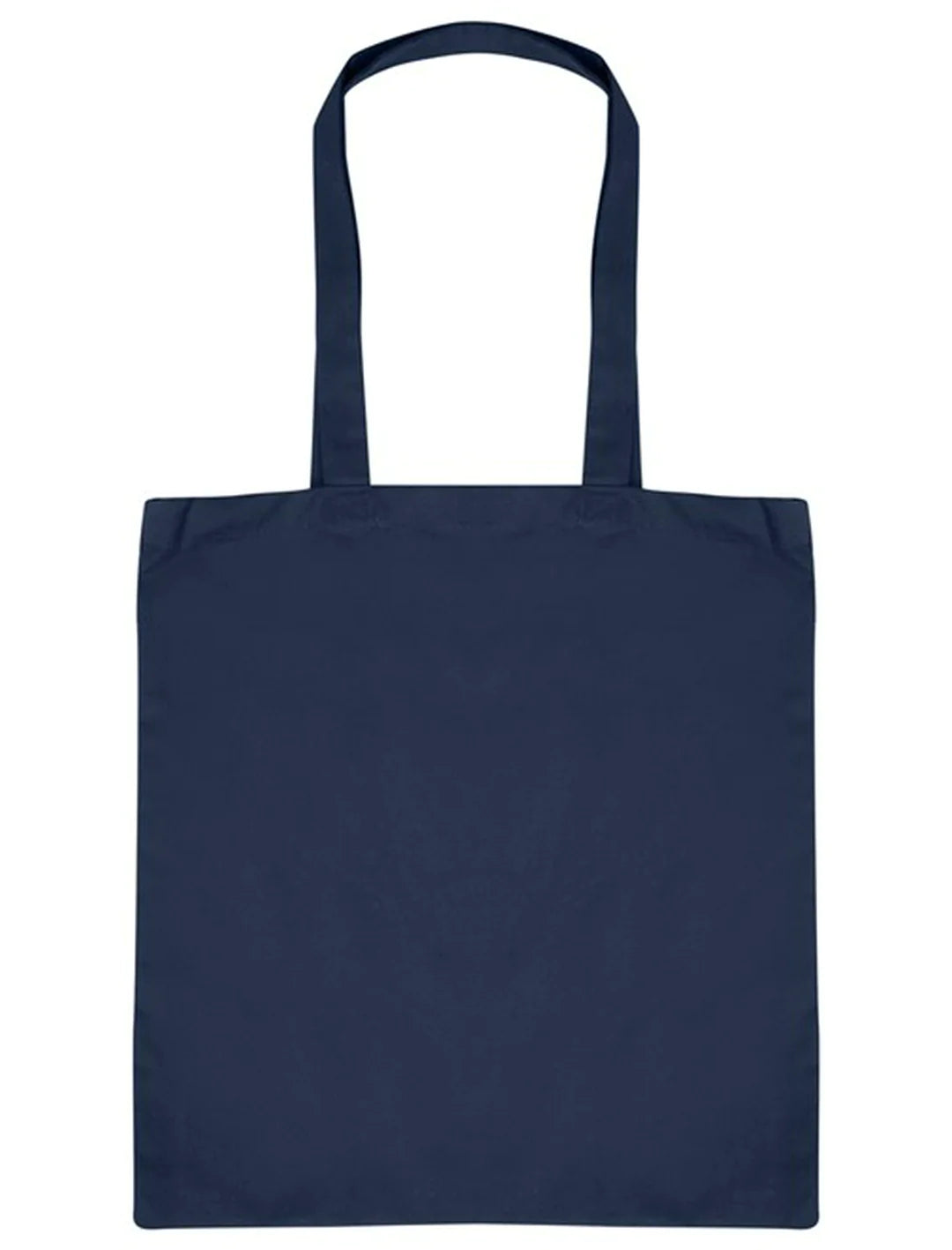 Cotton Shopper Bag Long Handle 155gsm-BLK1S