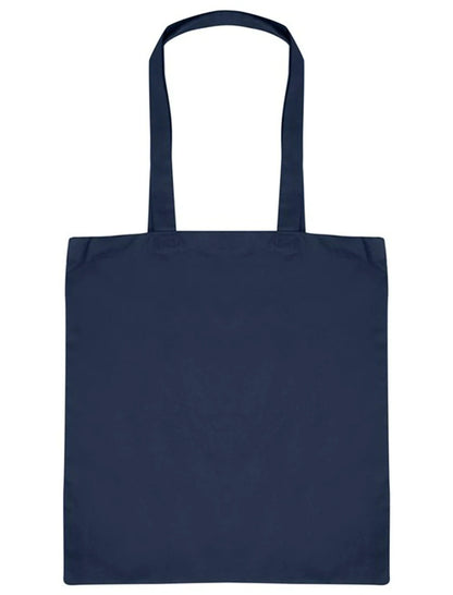 Cotton Shopper Bag Long Handle 155gsm-BLK1S