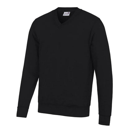 AWDis AC003 Academy V Neck Sweatshirt - COOZO
