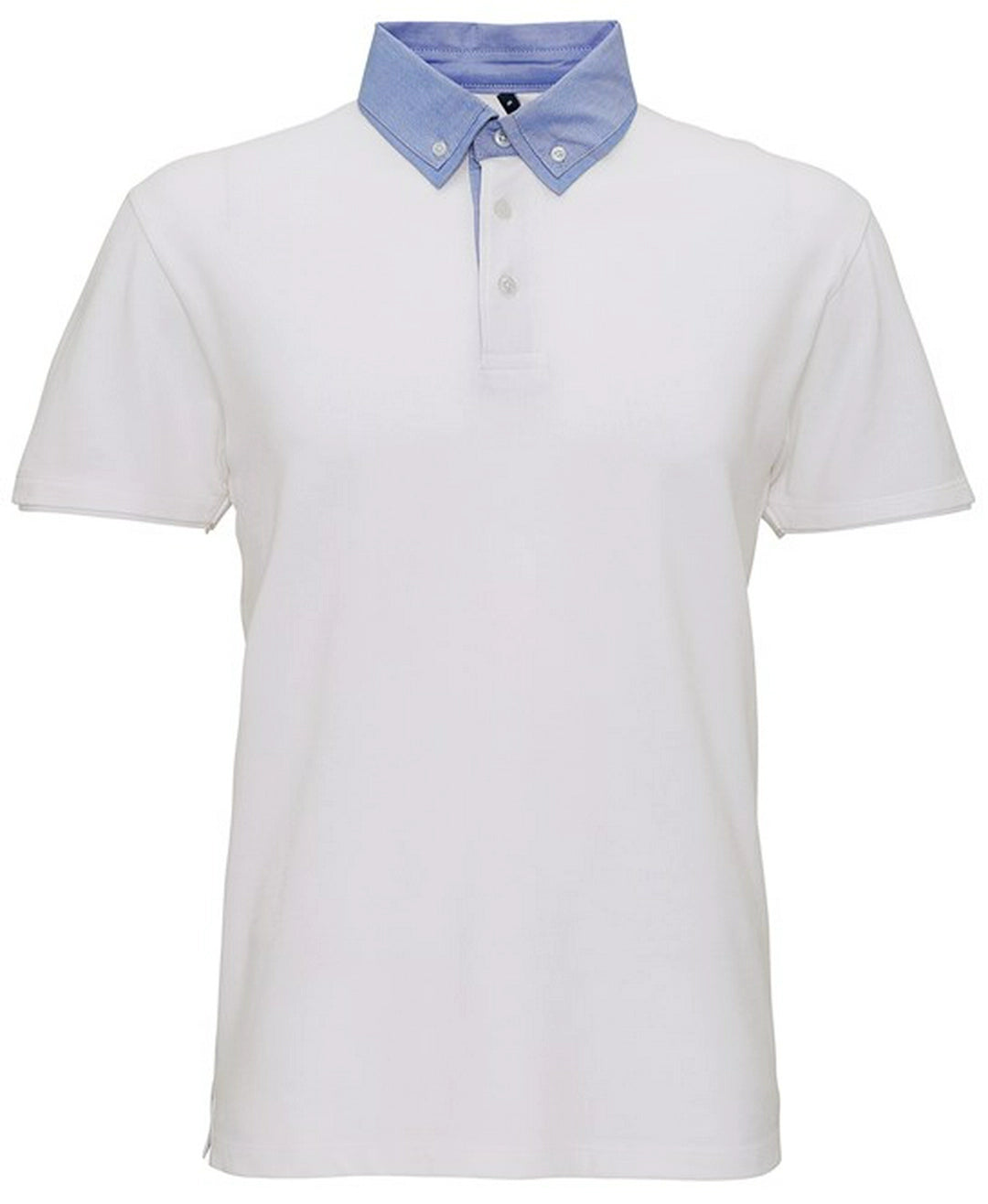 Asquith & Fox AQ007 Mens Chambray Button Down Collar Polo Shirt - COOZO