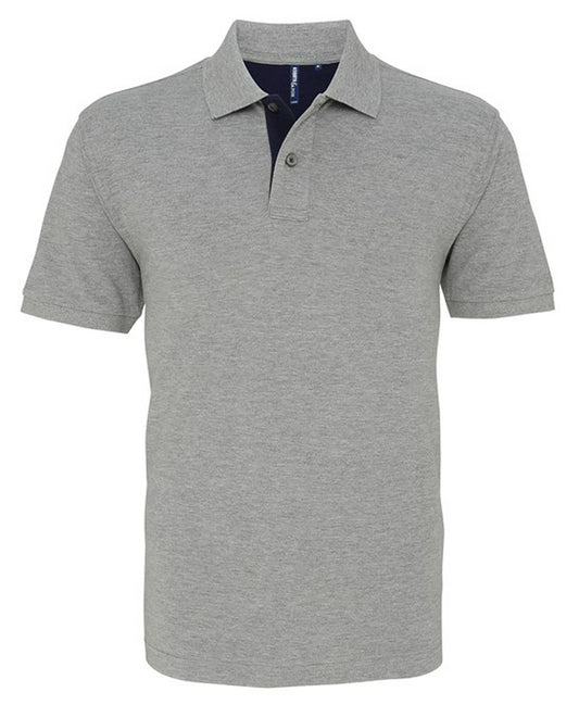 Asquith & Fox AQ012 Mens Classic Fit Contrast Polo Shirt - COOZO