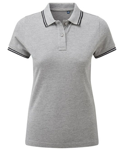 Asquith & Fox AQ021 Ladies Classic Fit Tipped Polo Shirt - COOZO