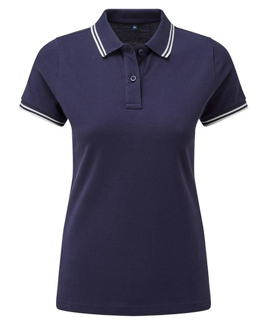 Asquith & Fox AQ021 Ladies Classic Fit Tipped Polo Shirt - COOZO