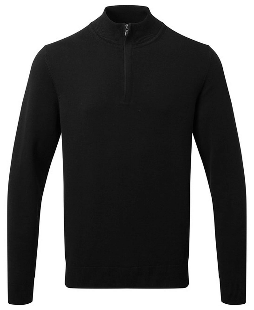 Asquith & Fox AQ048 Mens Cotton Blend 1/4 Zip Sweater - COOZO
