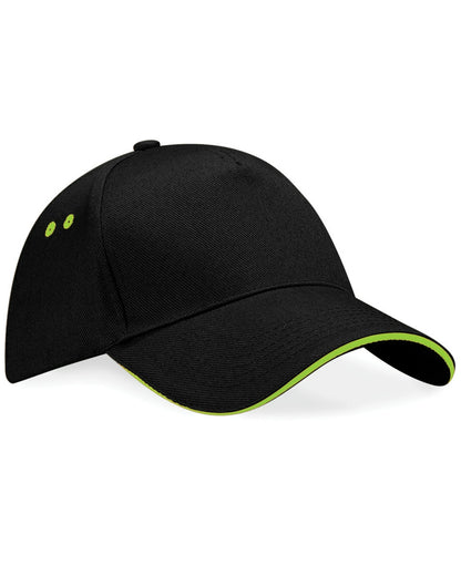 Beechfield B15C Ultimate 5 Panel Cap Sandwich Peak - COOZO