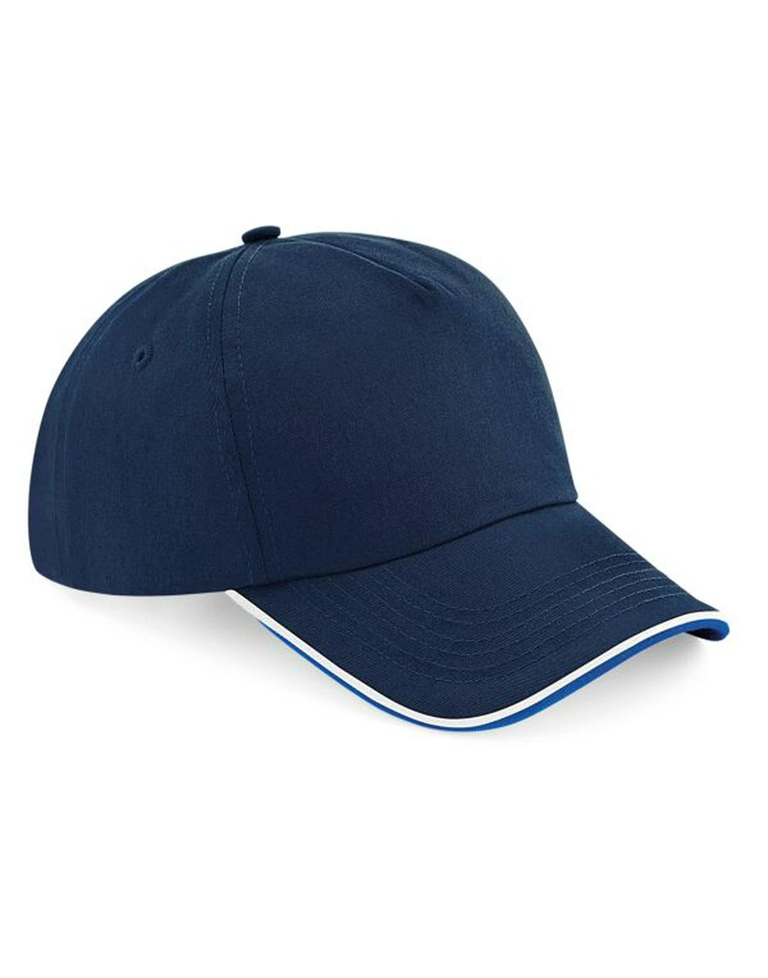 Beechfield B25C Authentic 5 Panel Piped Peak Cap - COOZO