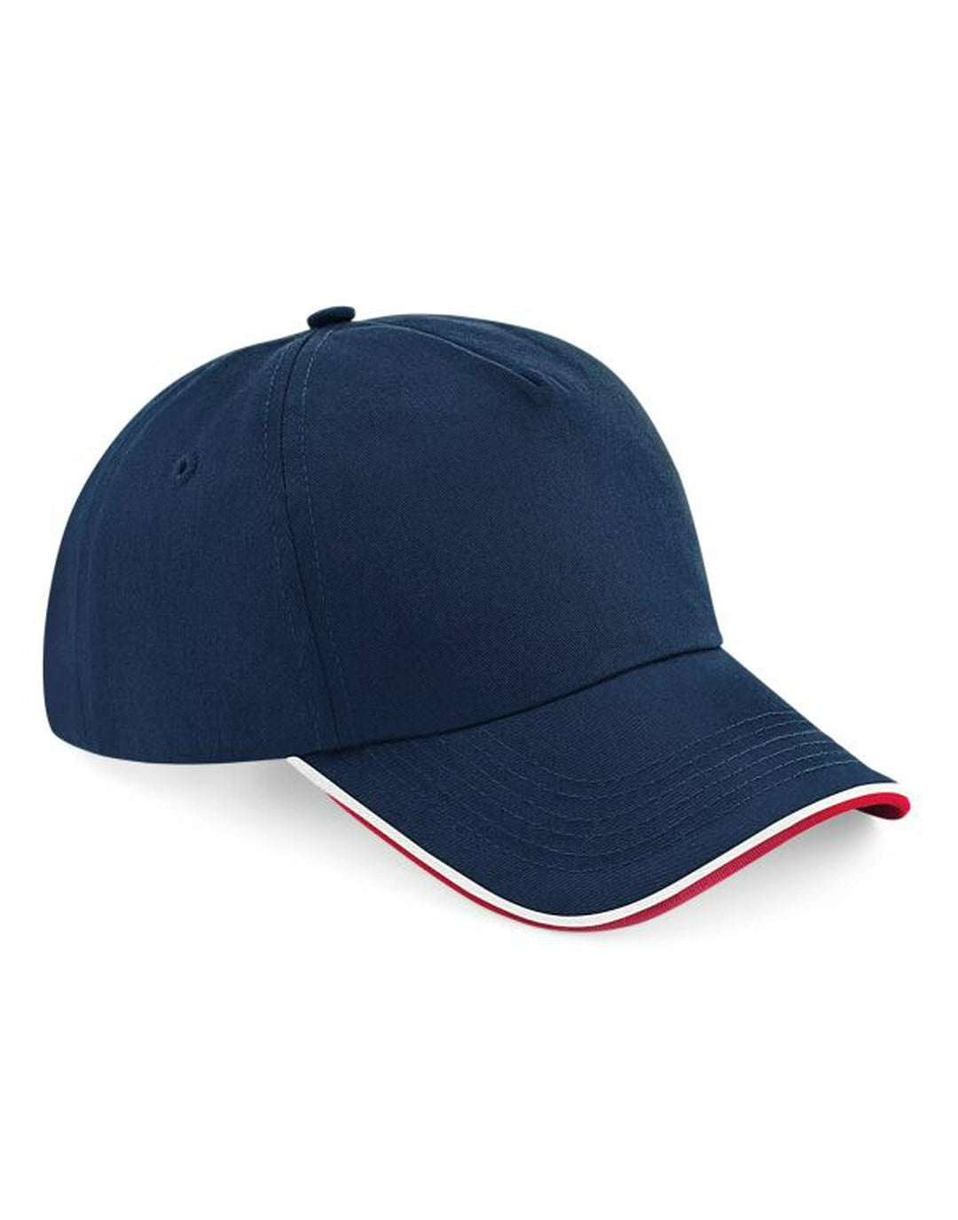 Beechfield B25C Authentic 5 Panel Piped Peak Cap - COOZO