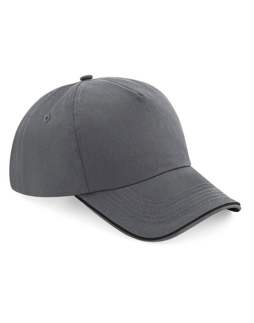 Beechfield B25C Authentic 5 Panel Piped Peak Cap - COOZO