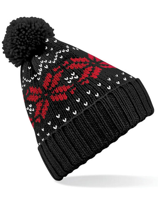 Beechfield B456 Fair Isle Snowstar? Beanie - COOZO