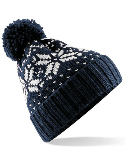 Beechfield B456 Fair Isle Snowstar? Beanie - COOZO