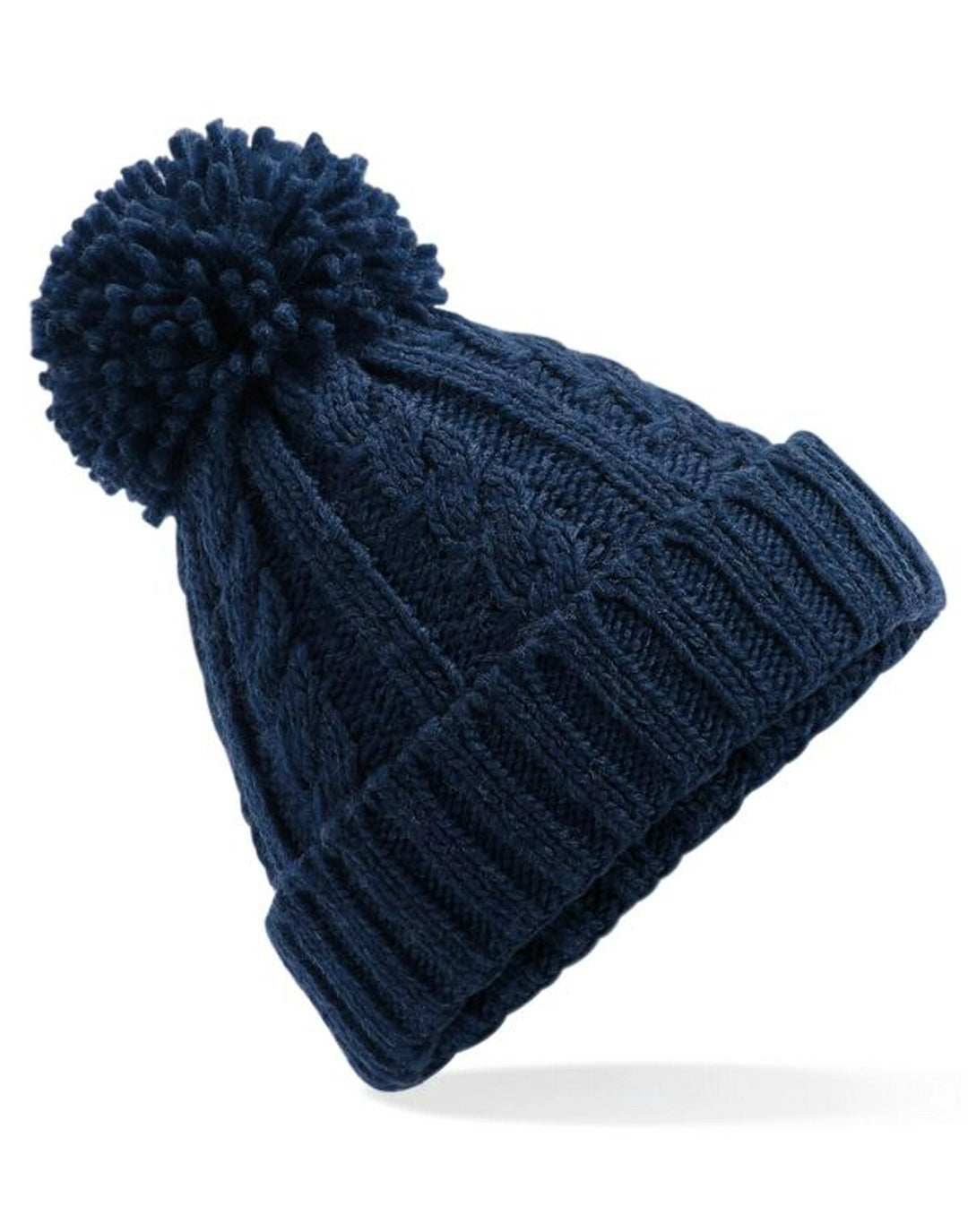 Beechfield B480 Cable Knit Melange Beanie - COOZO