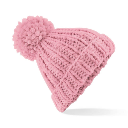 Beechfield B483 Oversized Hand Knit Beanie - COOZO
