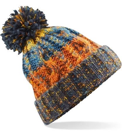 Beechfield B486 Corkscrew Pom Pom Beanie - COOZO