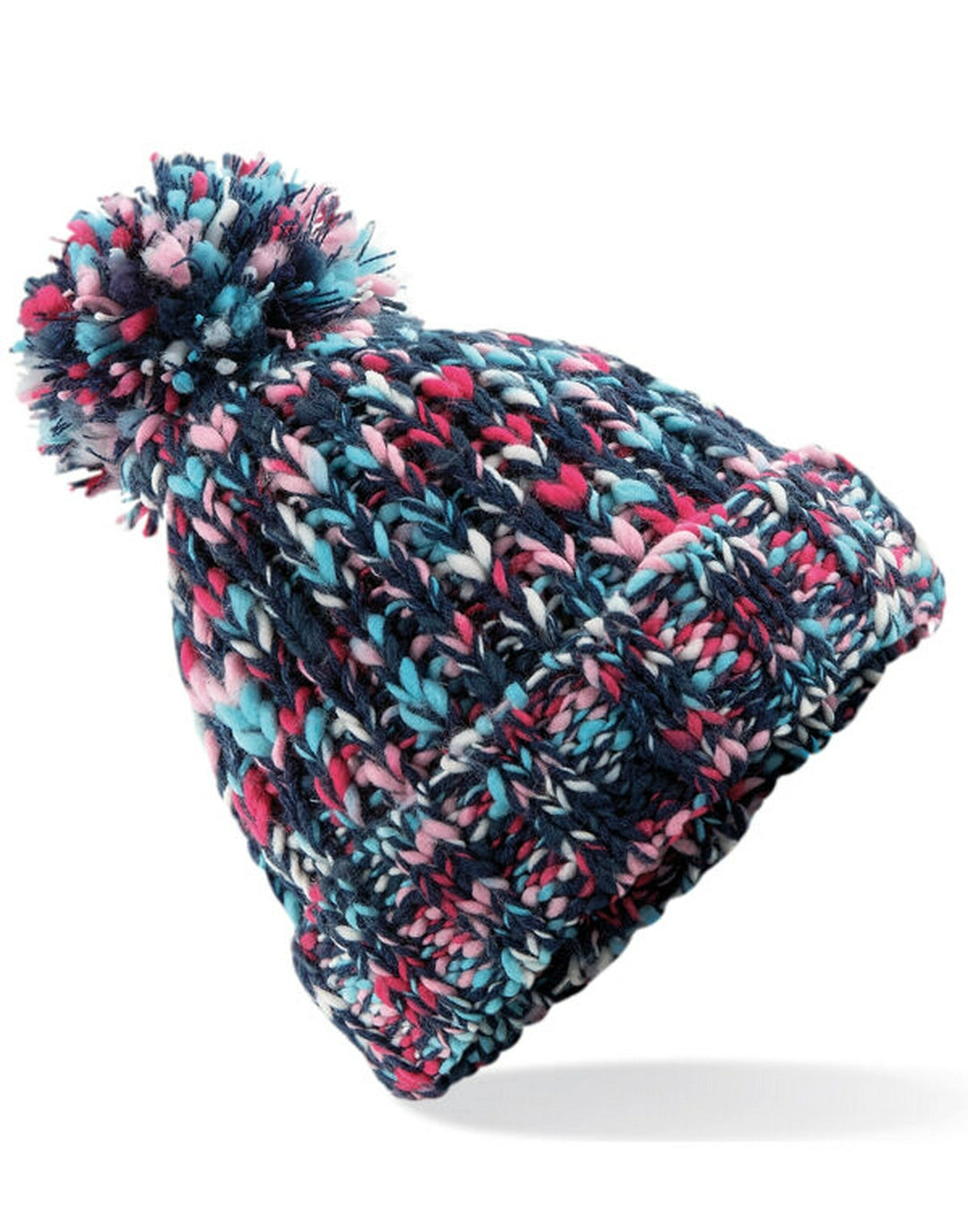 Beechfield B487 Twister Pom Pom Beanie - COOZO