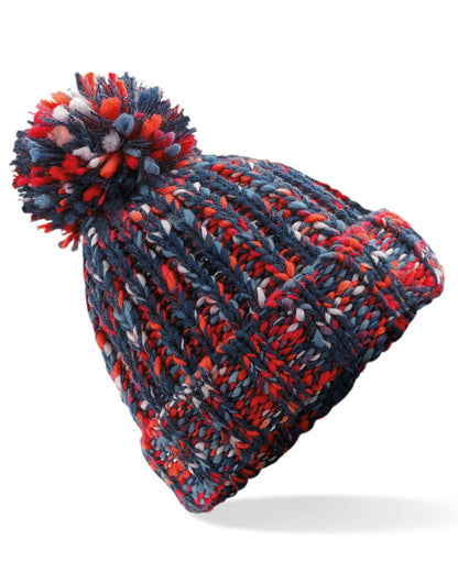 Beechfield B487 Twister Pom Pom Beanie - COOZO